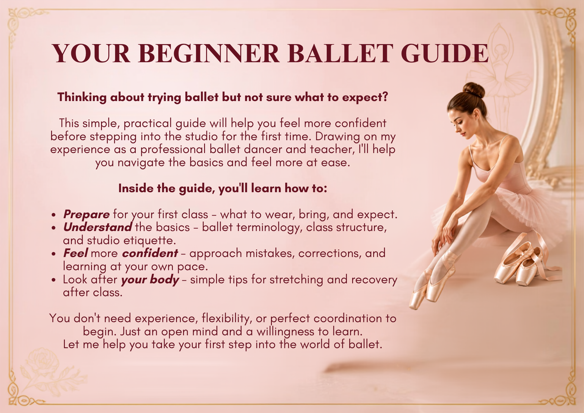 Your Beginner Ballet Guide by Nina Osman